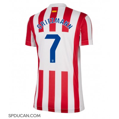 Zenski Nogometni Dres Atletico Madrid Antoine Griezmann #7 Domaci 2025-26 Kratak Rukav Zenski Nogometni Dres Atletico Madrid Antoine Griezmann #7 Domaci 2025-26 Kratak Rukav